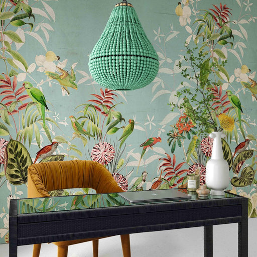 palani-green-wooden-bead-chandelier-2