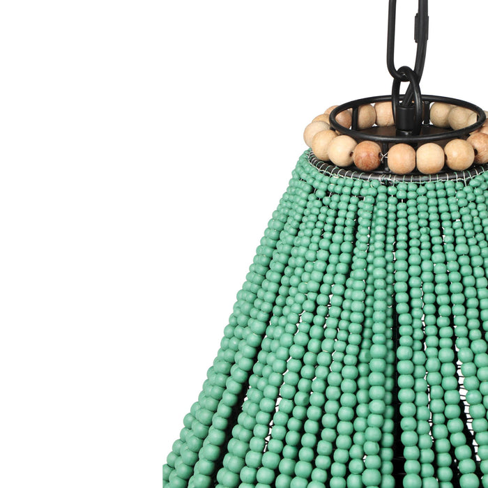 palani-green-wooden-bead-chandelier-4