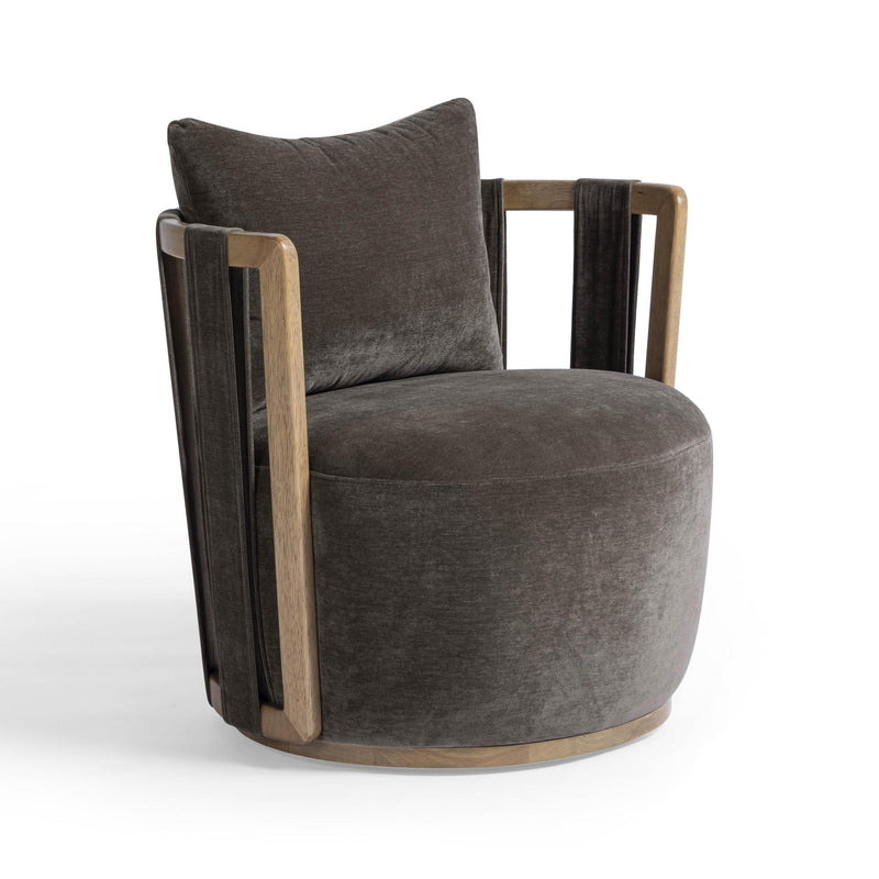 paolo-chocolate-brown-upcycled-fabric-swivel-chair-1