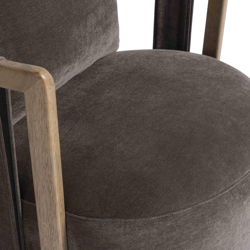 paolo-chocolate-brown-upcycled-fabric-swivel-chair-6