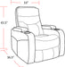 Parker Living Origin Power - Linen Power Reclining Home Theater Recliner