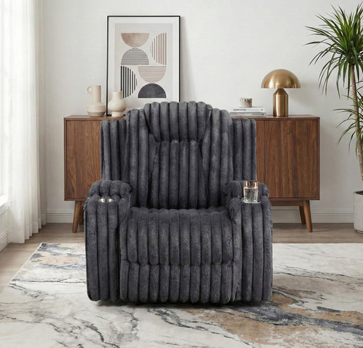 phyllis-dark-gray-reclining-chair-with-cup-holders-1
