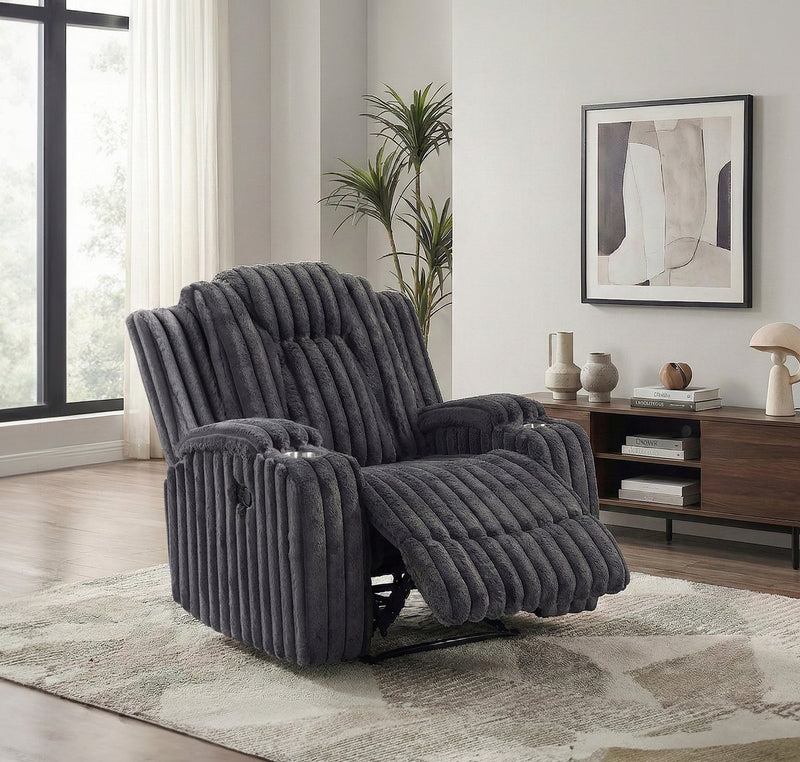 phyllis-dark-gray-reclining-chair-with-cup-holders-3