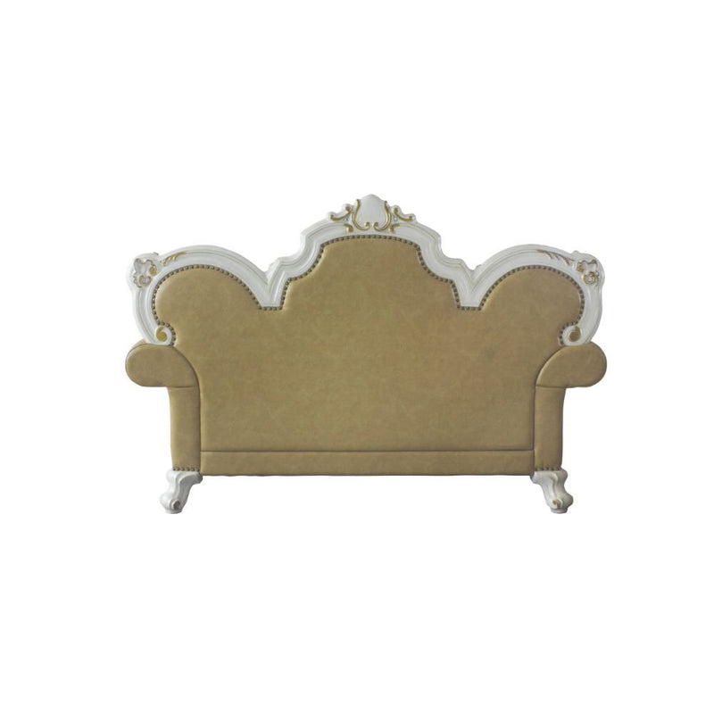 picardy-butterscotch-leatherette-antique-pearl-loveseat-w-3-pillows-4