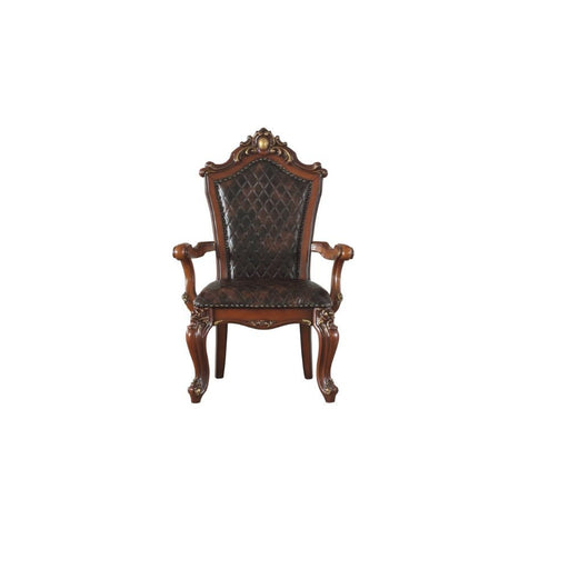 picardy-honey-oak-leatherette-arm-chair-set-2-2