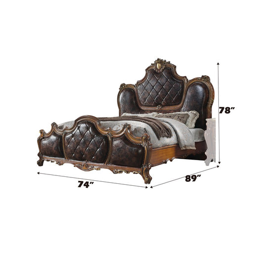 picardy-leatherette-honey-oak-queen-bed-2