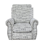 pinnacle-gray-and-white-geometric-pattern-swivel-chair-4
