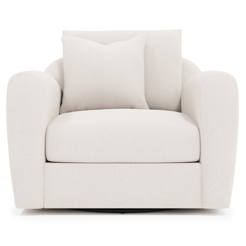 Asher Fabric Swivel Chair - Furniture City (CA)l