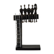 polyresin-15-people-on-ledge-sculpture-bronze-1