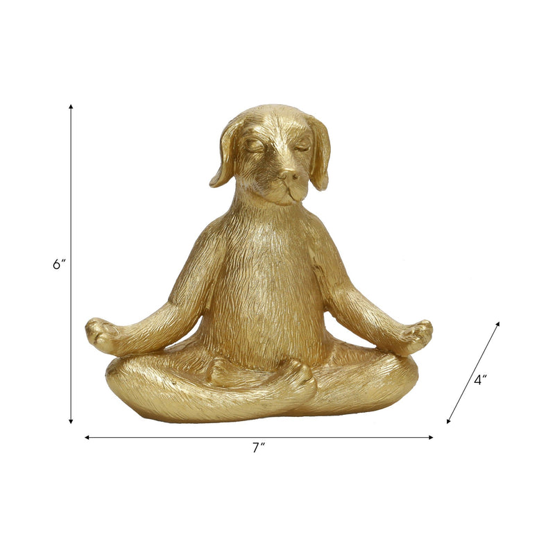 polyresin-7-yoga-dog-gold-8