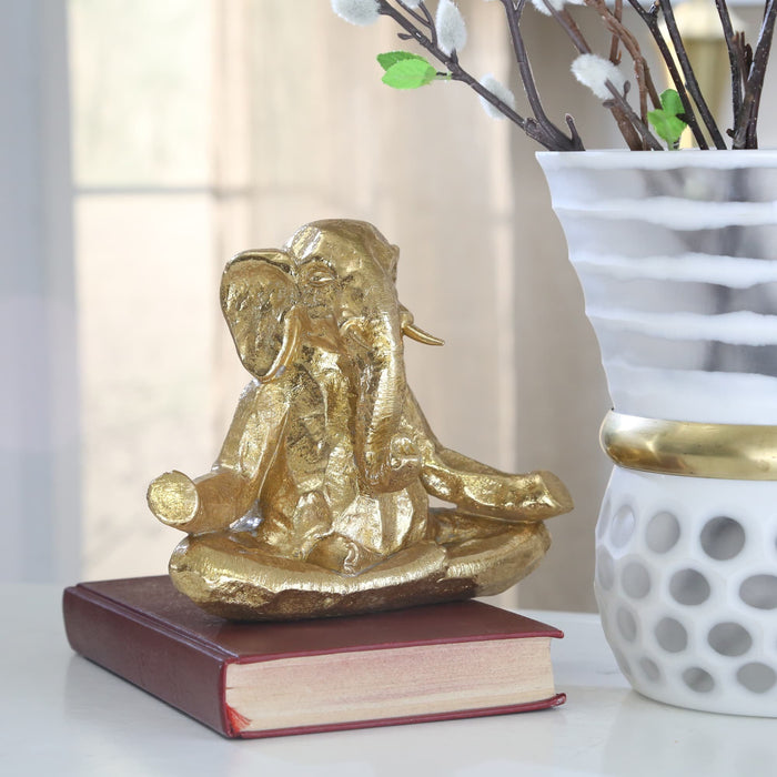 polyresin-8-meditating-elephant-gold-10