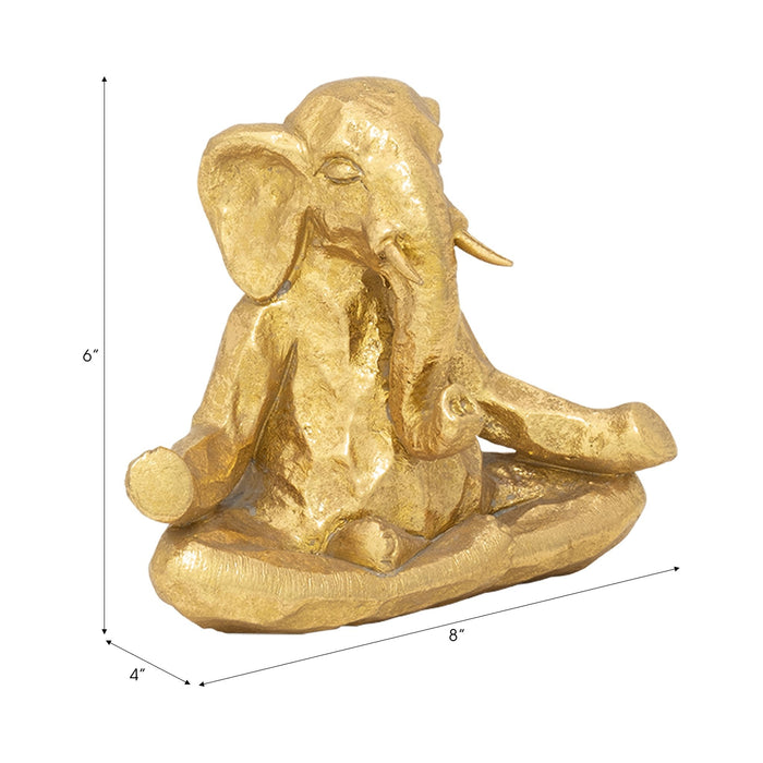 polyresin-8-meditating-elephant-gold-8