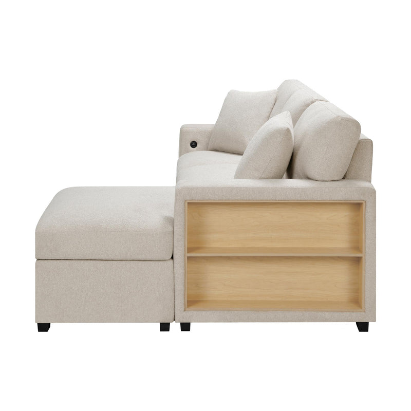 pompano-beige-2-sectional-with-right-chaise-pull-out-bed-hidden-storage-and-shelves-charging-ports-4