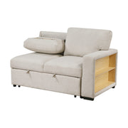 pompano-beige-3-sectional-with-left-chaise-pull-out-bed-hidden-storages-and-shelves-charging-ports-15