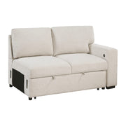 pompano-beige-3-sectional-with-left-chaise-pull-out-bed-hidden-storages-and-shelves-charging-ports-2
