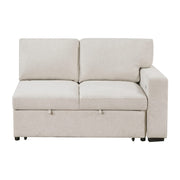 pompano-beige-4-sectional-with-left-chaise-pull-out-bed-hidden-storages-and-shelves-charging-ports-3