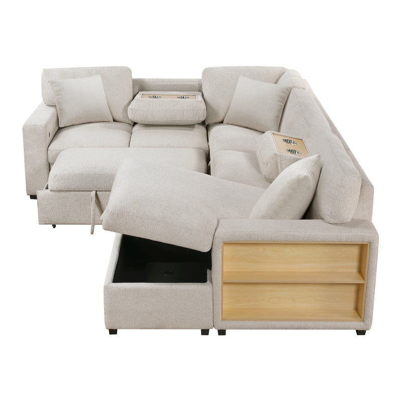 pompano-beige-4-sectional-with-right-chaise-pull-out-bed-hidden-storages-and-shelves-charging-ports-14