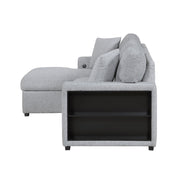 pompano-gray-2-sectional-with-left-chaise-pull-out-bed-hidden-storages-and-shelves-charging-ports-4