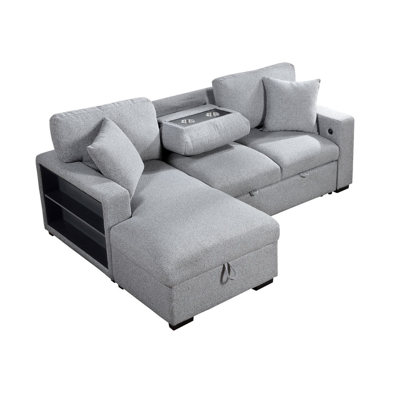 pompano-gray-2-sectional-with-left-chaise-pull-out-bed-hidden-storages-and-shelves-charging-ports-9