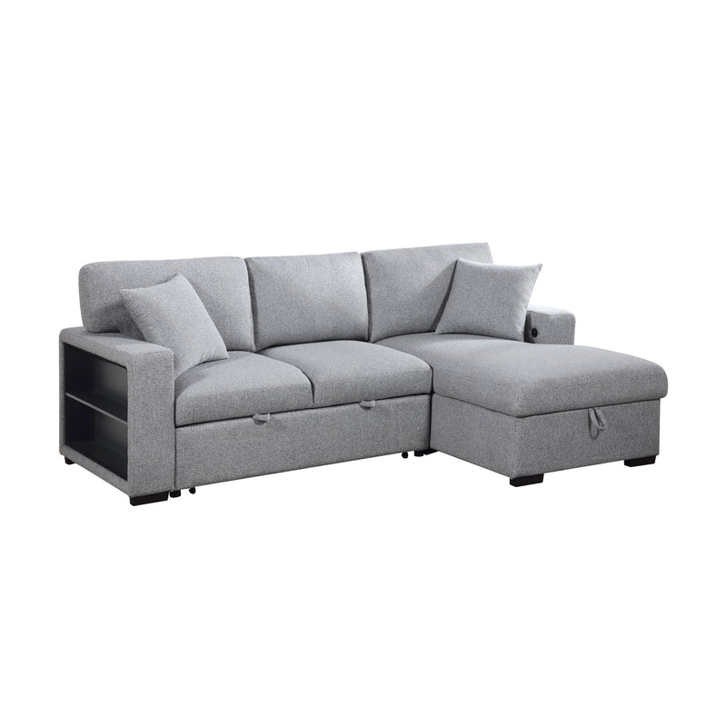 pompano-gray-2-sectional-with-right-chaise-pull-out-bed-hidden-storage-and-shelves-charging-ports-4