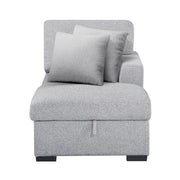 pompano-gray-2-sectional-with-right-chaise-pull-out-bed-hidden-storage-and-shelves-charging-ports-8