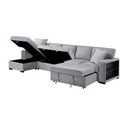pompano-gray-3-sectional-with-left-chaise-pull-out-bed-hidden-storages-and-shelves-charging-ports-3