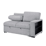 pompano-gray-3-sectional-with-left-chaise-pull-out-bed-hidden-storages-and-shelves-charging-ports-4