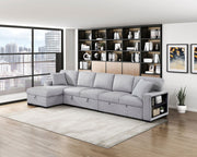 pompano-gray-3-sectional-with-left-chaise-pull-out-bed-hidden-storages-and-shelves-charging-ports-5