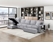 pompano-gray-3-sectional-with-left-chaise-pull-out-bed-hidden-storages-and-shelves-charging-ports-8