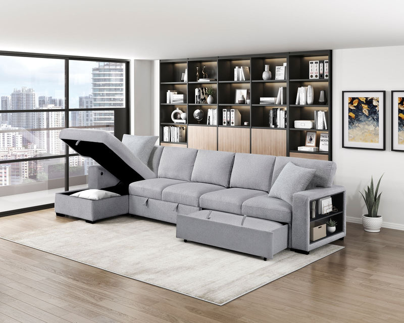 pompano-gray-3-sectional-with-left-chaise-pull-out-bed-hidden-storages-and-shelves-charging-ports-8
