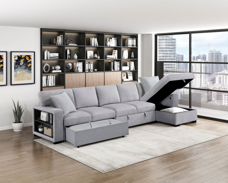 pompano-gray-3-sectional-with-right-chaise-pull-out-bed-hidden-storages-and-shelves-charging-ports-14