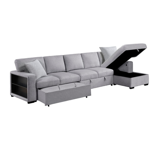 pompano-gray-3-sectional-with-right-chaise-pull-out-bed-hidden-storages-and-shelves-charging-ports-1