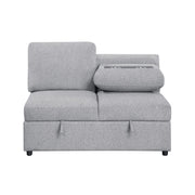 pompano-gray-4-sectional-with-left-chaise-pull-out-bed-hidden-storages-and-shelves-charging-ports-1