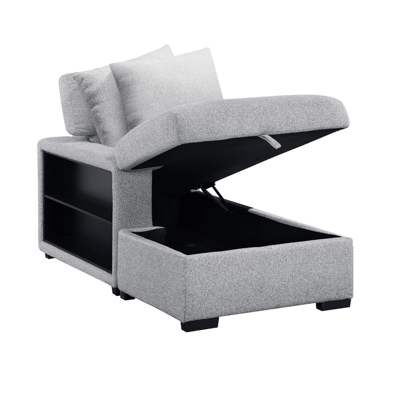pompano-gray-4-sectional-with-left-chaise-pull-out-bed-hidden-storages-and-shelves-charging-ports-15
