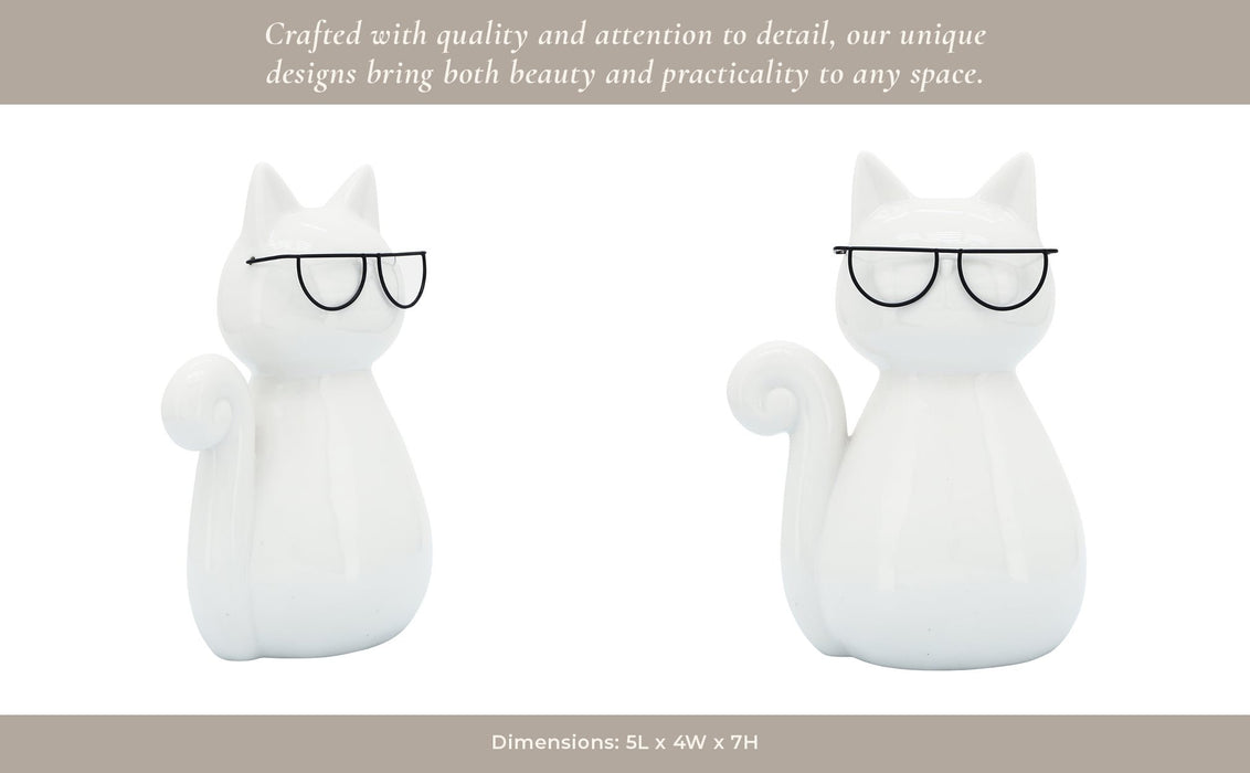 porcelain-7-h-cat-w-glasses-white-13
