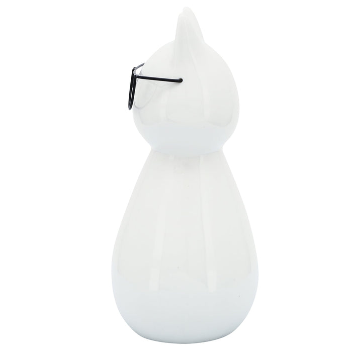 porcelain-7-h-cat-w-glasses-white-3