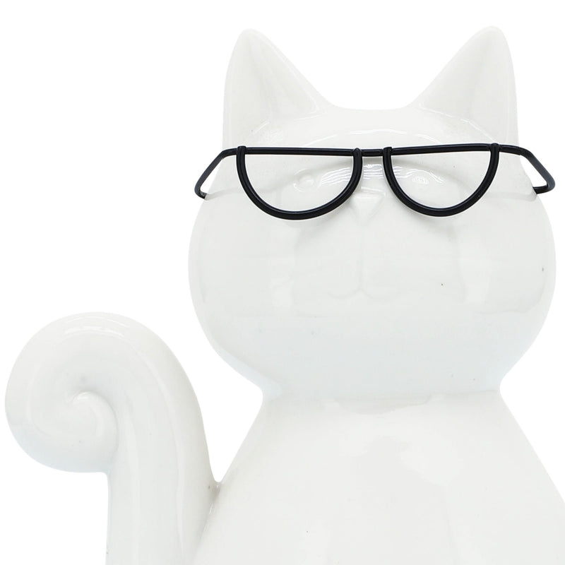 porcelain-8-h-cat-w-glasses-white-7