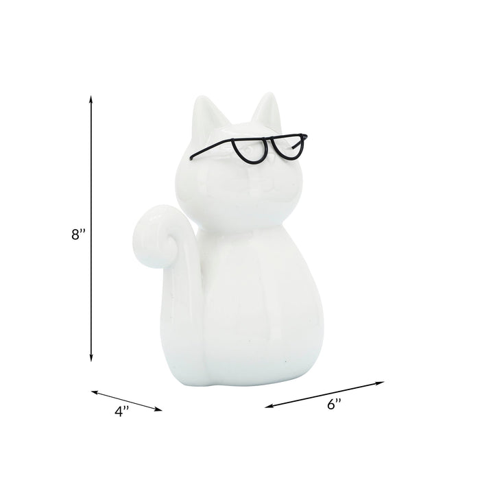 porcelain-8-h-cat-w-glasses-white-8