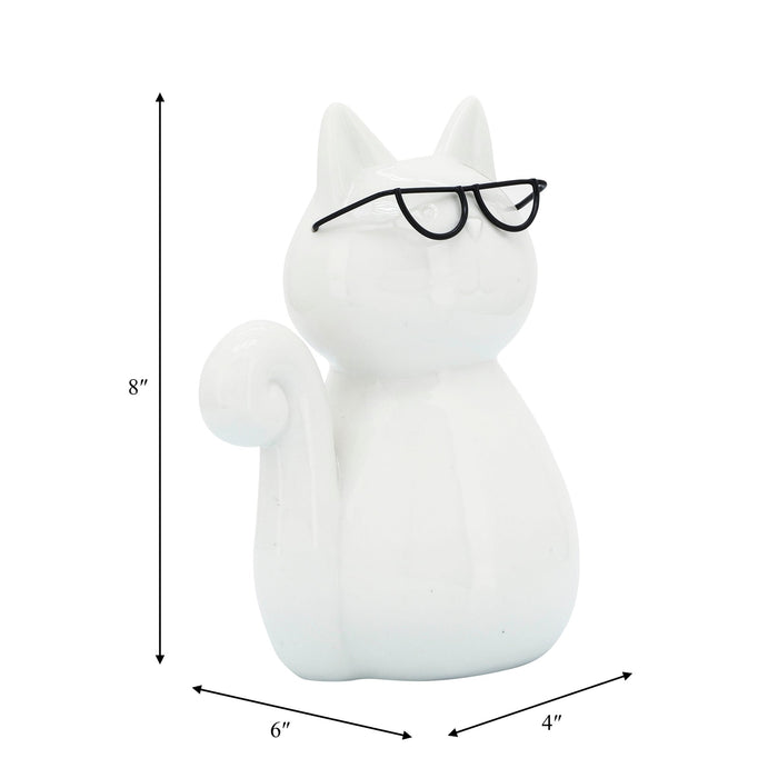 porcelain-8-h-cat-w-glasses-white-9