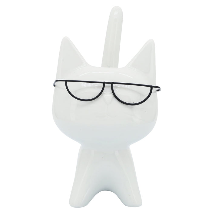 porcelain-8-h-kitty-w-glasses-white-2
