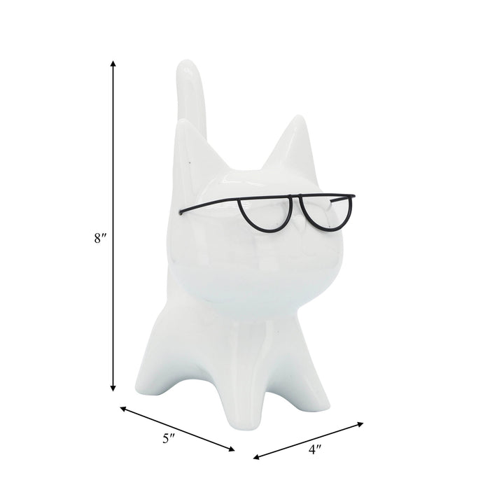 porcelain-8-h-kitty-w-glasses-white-9