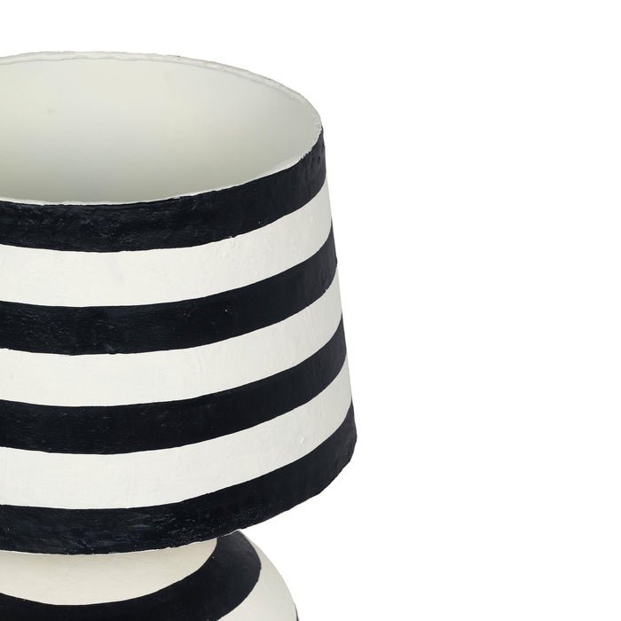 positano-black-striped-papier-mache-table-lamp-4