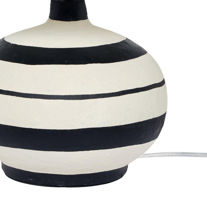 positano-black-striped-papier-mache-table-lamp-5