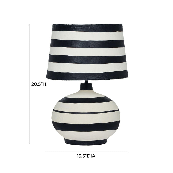 positano-black-striped-papier-mache-table-lamp-6