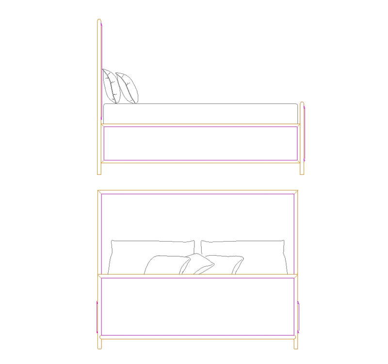 Odette Footboard/Side Rails
