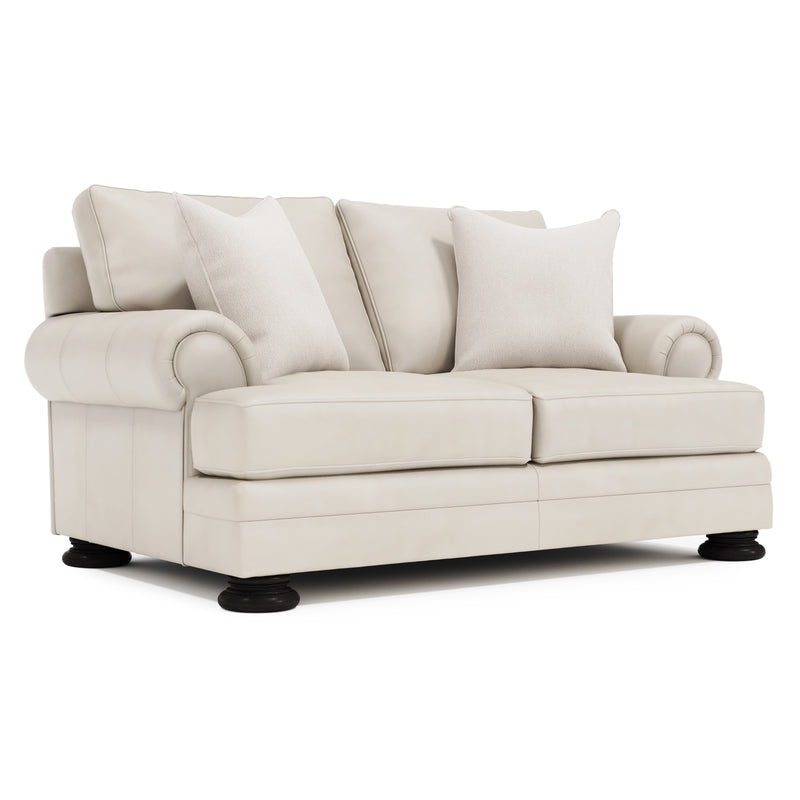 Foster Leather Loveseat