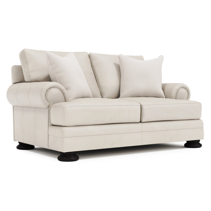 Foster Leather Loveseat - Furniture City (CA)l