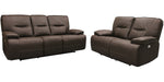 Parker Living Spartacus - Chocolate Power Reclining Sofa and Loveseat