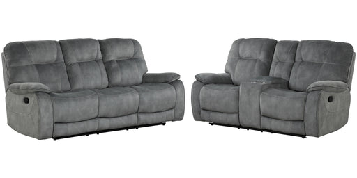 Parker Living Cooper - Shadow Grey Manual Reclining Sofa and Loveseat