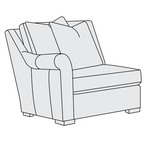Keirnan Leather Right Arm Chair